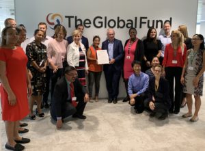 The Global Fund Ceremony